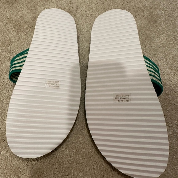 Vivaia Naina Double Straps Slide Sandals Green size 41/9.5 - Picture 6 of 6